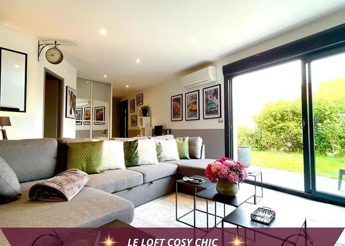 Le Loft Cosy Chic - Contemporain, Clim, Wifi, 6 Pers